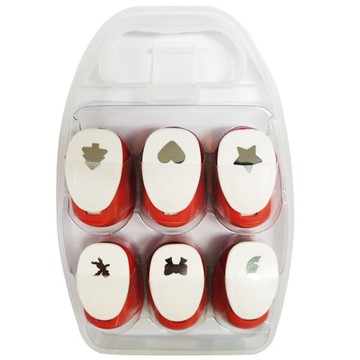 Pocos 造型打孔機 6件組 18mm  基本形狀  1套