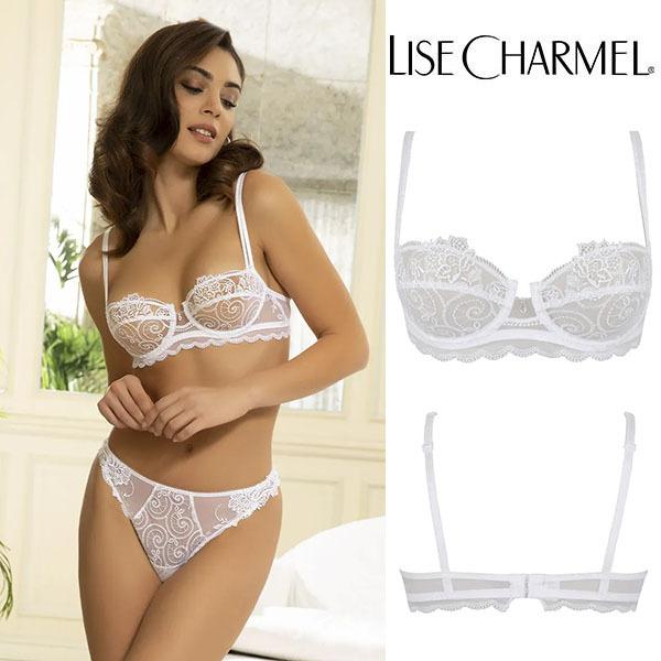 【85D】【90D】リズシャルメル LISE CHARMEL パッドなし3/4ブラ(D) ※大きめ注意 品番ACH3034 インポートランジェリー |  LINEブランドカタログ