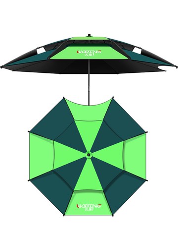 釣魚遮陽傘 沃鼎釣魚傘大釣傘萬向2020年新款加厚防曬防暴雨傘地插三折疊垂釣【MJ10691】