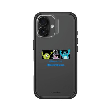 iPhone 16 Mod NX 黑 - 迪士尼-皮克斯 PIXAR - 怪獸大學-手繪風