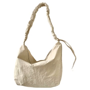 MDMS 大容量餃子包 肩帶長78.5cm  米白色  16 x 42.5 x 28cm