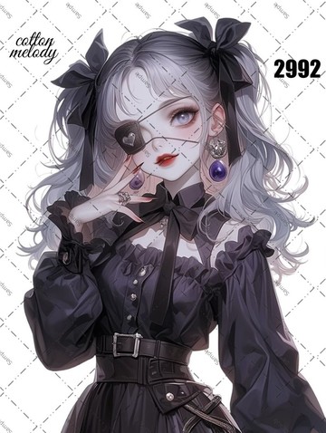 original sticker o.2992 人物貼紙 原創貼紙 cotton melody