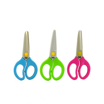 【MBS 萬事捷】3305 纖維安全剪刀 12支入/盒 TS-152(顏色隨機出貨)