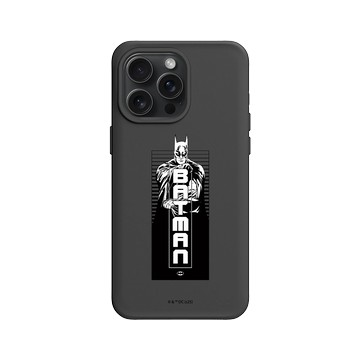 iPhone 15 Pro Max SolidX 黑 - Batman 蝙蝠俠 - 黑白畫風-蝙蝠俠