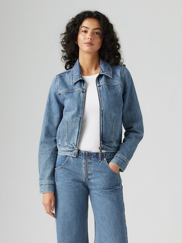 女款 合身拉鍊牛仔夾克 / 外套 熱賣單品