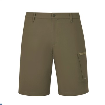 男款彈性五分褲(A1PA2521M深橄綠/透氣機能褲)