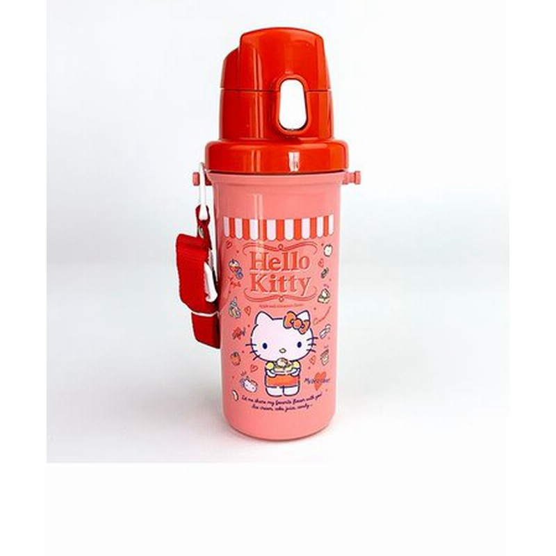 サンリオ キティ Hello Kitty ハローキティ アップル 直飲み水筒 ランチ キッチン 食器 水筒 ボトル 直飲み グッズ 通販 Lineポイント最大1 0 Get Lineショッピング