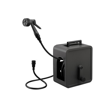 IRIS 全罩型輕量四分水管車20米 深灰色