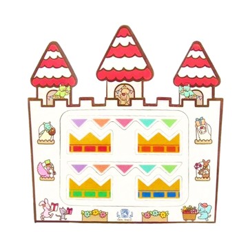 Kikka 日製城堡磁鐵相框組 動物王國皇冠 簡單裝飾超可愛照片  180 x 157mm  KG00006-1  1組