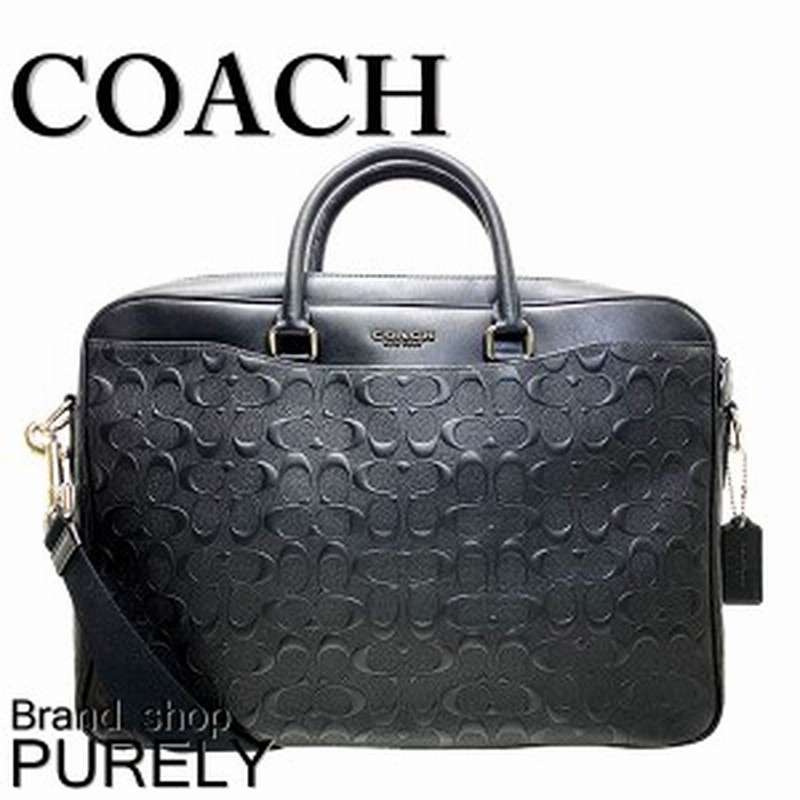 コーチ F Coach バック ショルダーバッグ メンズ アウトレット レザー ブリーフケース シグネチャー F Niblk ﾌﾞﾗｯｸ Coa 通販 Lineポイント最大1 0 Get Lineショッピング