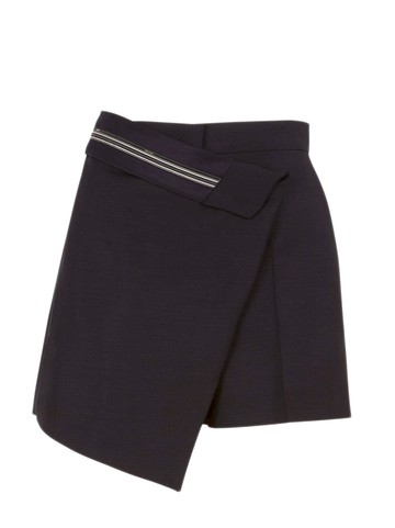 Pantaloncino in mohair nero-38