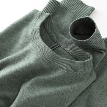 少有的輕奢款！毛衣男士針織衫百搭休閑純色圓領修身打底上衣男