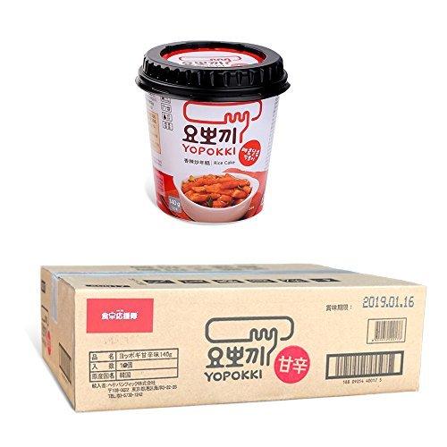  即席カップトッポキ (140g)カップ トッポキ×10個セット【韓国食品 通販 お餅 韓国食材 韓国料理
