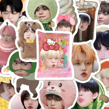 春季上新🌸桃園出貨🌸【限時活動】130張韓團TXT大頭貼貼紙崔秀彬崔然竣筆記本裝飾防水