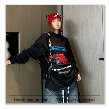 【HAO NICE】大男孩Balenciaga 巴黎世家 上海經銷商蘭博基尼 賽車風短袖 短T