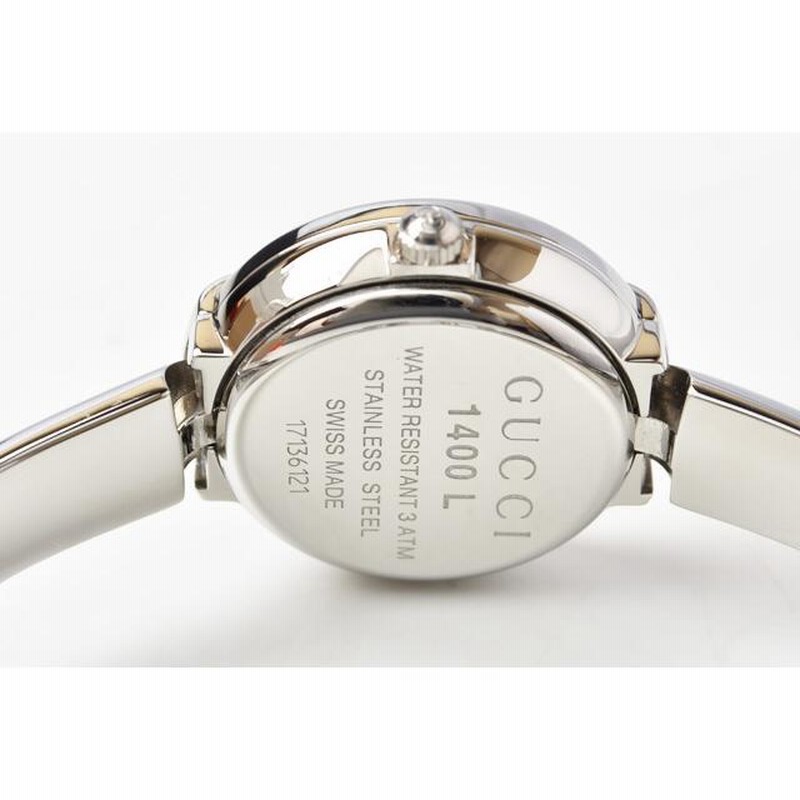 GUCCI 時計 中古 レディース グッチ 1400L 腕時計 25mm ピンク