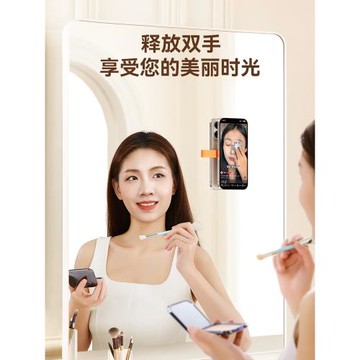 機樂堂joyroom吸盤式手機支架新款磁吸鏡子墻面玻璃健身戶外運動廚房浴室衛生間自拍神器便攜硅膠粘貼手機架