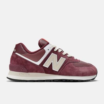New Balance [U574HMG] 男女 復古鞋 經典 休閒 D楦 NB 574 麂皮 酒紅
