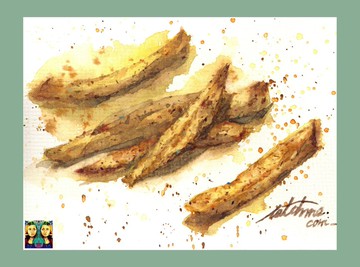 薯條_手繪原作(僅此一件)