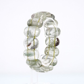 寶麗金珠寶-天然綠幽靈水晶手排