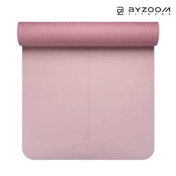 BYZOOM  TPE瑜珈墊-淺粉 / BZYM-TPE-1-004