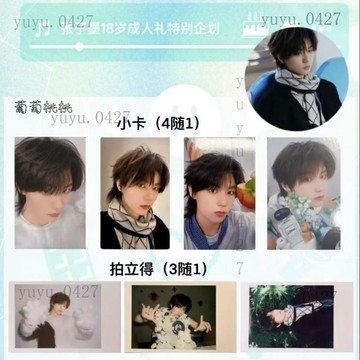 官方正版 登陸計劃 張子墨 2026 成人禮 生日 拍立得 小卡  手寫卡背 TFING 榮耀之戰  TF家族 鄧佳鑫