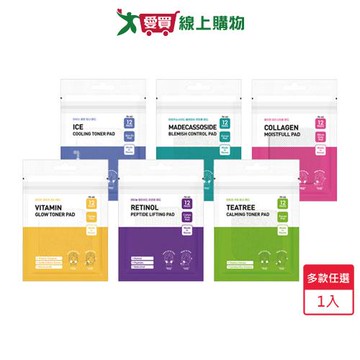 韓國DERMAL爽膚棉12片(多款任選)【愛買】