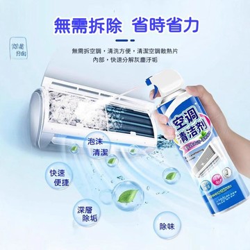 【現貨速發】 空調清洗劑家用 去污清潔劑 活性炭去味 除臭盒去黴味 清新免洗 方便 乾淨清爽 居家用 除塵除垢 專業款