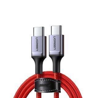 Ugreen 1M 3A  USB Type-C 公對公 快充傳輸線 收納皮帶 PD60W快充版