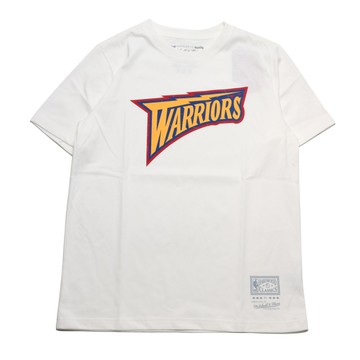 MITCHELL & NESS M&N NBA 短T TEAM LOGO DAD TEE 勇士 白色 男 MNTS001GSWW