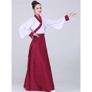 朝鮮舞蹈服裝朝鮮練習裙朝鮮舞族舞蹈裙朝鮮舞練功裙朝鮮舞長裹裙