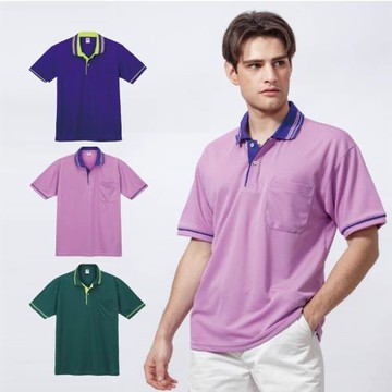 【Per GIBO】鳥眼吸排男短POLO衫(D135)