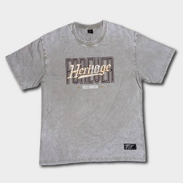 復古寬版落肩水洗 TEE - 2026 Heritage 十週年