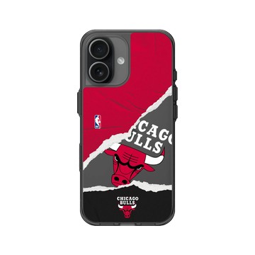 iPhone 17 Clear (相機按鈕) 酷墨灰 - NBA - 熱血系列-芝加哥公牛 Chicago Bulls - Sweat and Tears