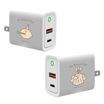 The Butters 奶油派對USB3.0+PD20W雙孔充電器