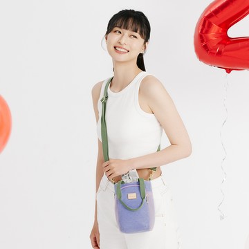 Re:Play 小束口水桶包-長春花藍