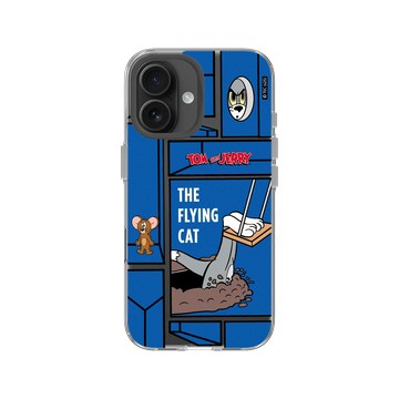 iPhone 16 Clear Case（相機按鈕） 透明 - 湯姆貓與傑利鼠 Tom and Jerry - The Flying Cat