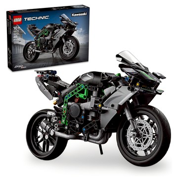 樂高 LEGO 42170 川崎 Kawasaki Ninja H2R 摩托車模型，精緻積木拼裝玩具  混合色  1盒