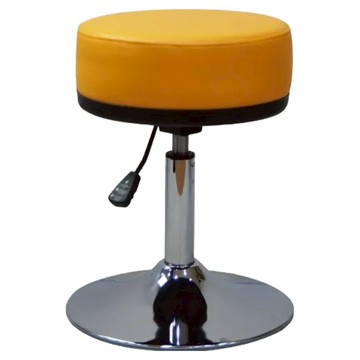 辦公圓椅  37 x37 x 47~57cm  黃色  1個