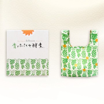 【青活】100% 青木瓜活酵素-1盒(3gX30包) +【Sun-O 三旺 】SOU.SOU獨家聯名環保袋