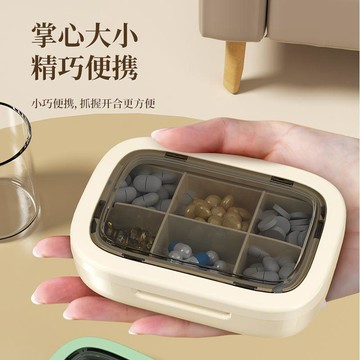 【台灣出貨】藥片小分藥盒便攜藥品分裝收納盒一日三餐密封裝隨身一週七天藥盒藥物收納  藥品收納盒 分裝藥盒 隨身藥盒