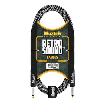 Muztek 復古音色直式吉他導線  1個  3m
