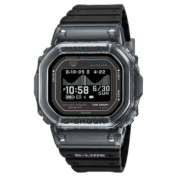 CASIO卡西歐 G-LIDE系列 GBX-H5600-1 夏季衝浪藍芽連結數位腕錶 黑錶帶 44.5mm｜樂天領券現折★全館特惠中★指定刷卡回饋10%
