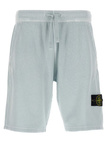 Stone Island Logo Badge Bermuda Shorts
