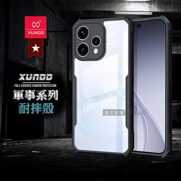 XUNDD訊迪 軍事防摔 OPPO Reno15 系列 鏡頭全包覆 清透保護殼 手機殼(夜幕黑)Reno