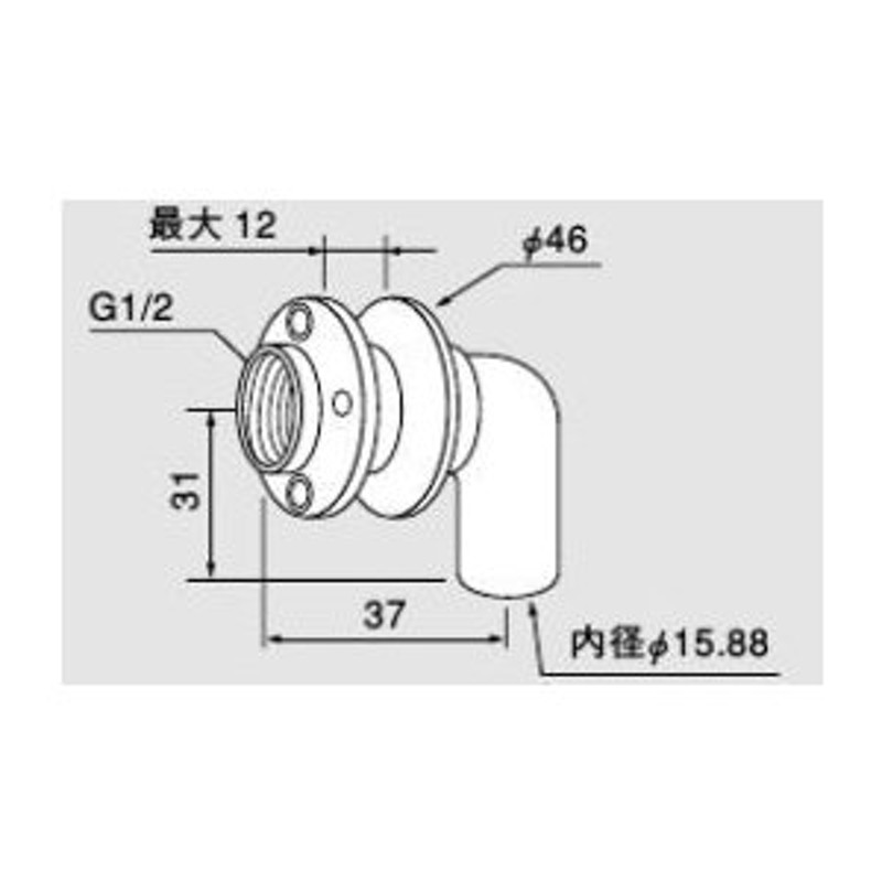 ♪ノーリツ 関連部材【0703807】ユニットバス貫通金具T15A 通販 LINEポイント最大0.5%GET LINEショッピング