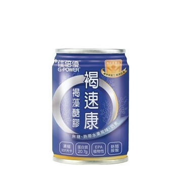 佳倍優 褐速康 褐藻醣膠237ml 褐藻 單罐 無糖 熱帶水果風味 奶素