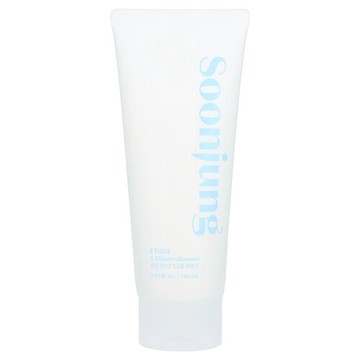 ETUDE, SoonJung，5.5 泡沫潔面乳，5.07 液量盎司（150 毫升）