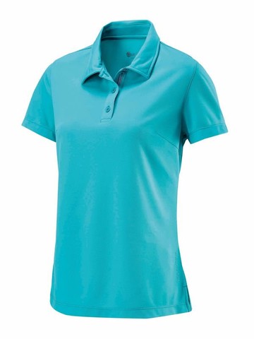 【【蘋果戶外】】零碼出清 荒野 W1621-67 湖水綠 女 疏水紗素色短袖POLO衫 吸濕排汗 運動上衣 休閒 運動 快乾透氣 輕薄舒適 WildLand