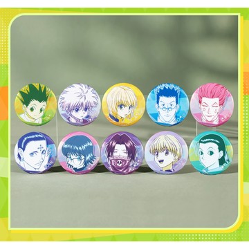 【全職獵人✅】正版 HUNTER×HUNTER 光柵徽章系列 58mm  小傑 奇犽 西索 酷拉皮卡 獵人收藏周邊